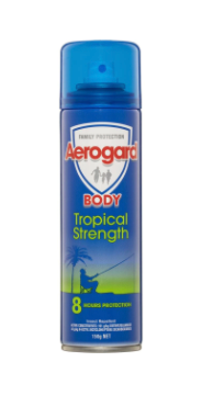 Aerogard Tropical Strength Insect repellent Spray 150g