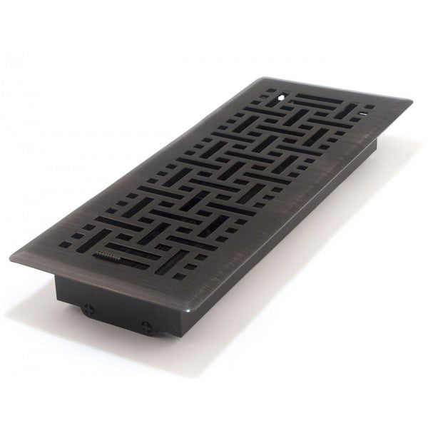 Oil Rubbed Bronze Wicker Register 100x300mm