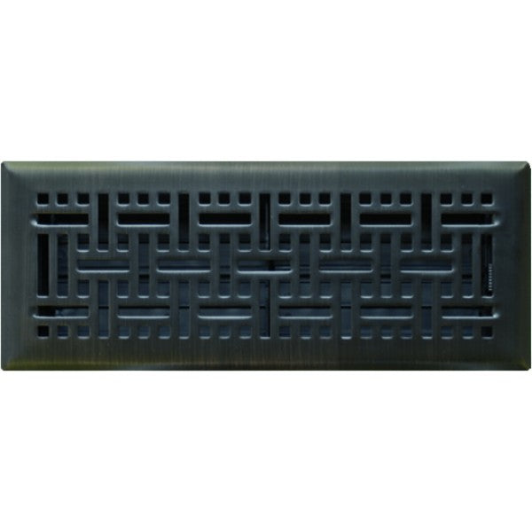 Oil Rubbed Bronze Wicker Register 100x300mm