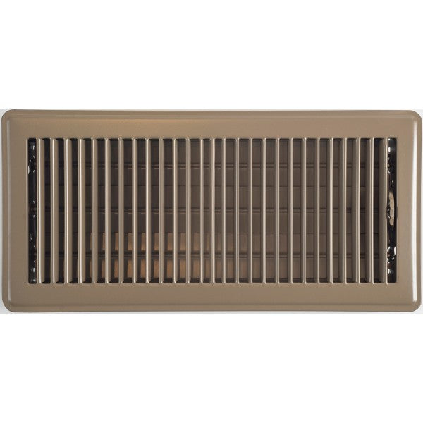 Brown Louvered Floor Vent 150x350mm