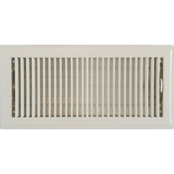 Cream Louvered Floor Vent 150x350mm