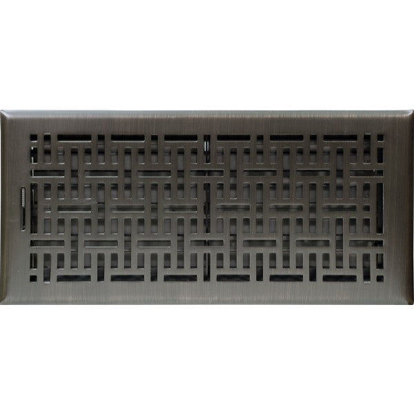 Oil Rubbed Bronze Wicker Floor Vent 150x350mm